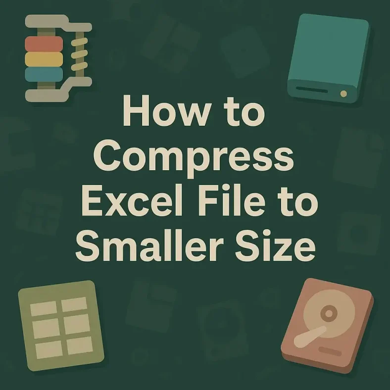 featured image - how to compress excel file to smaller size