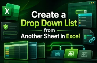 featured image - how to create drop down list from another excel sheet