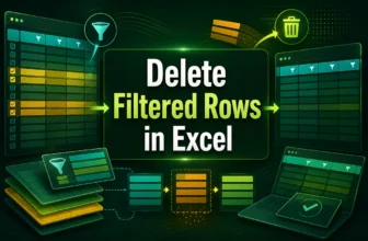 featured image - how to delete filtered rows in excel