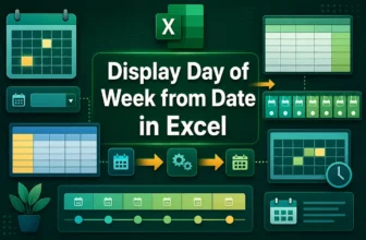 featured image - how to display day of week from date in excel