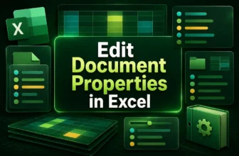 featured image - how to edit document properties in excel