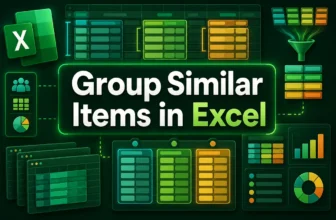 featured image - how to group similar items in excel