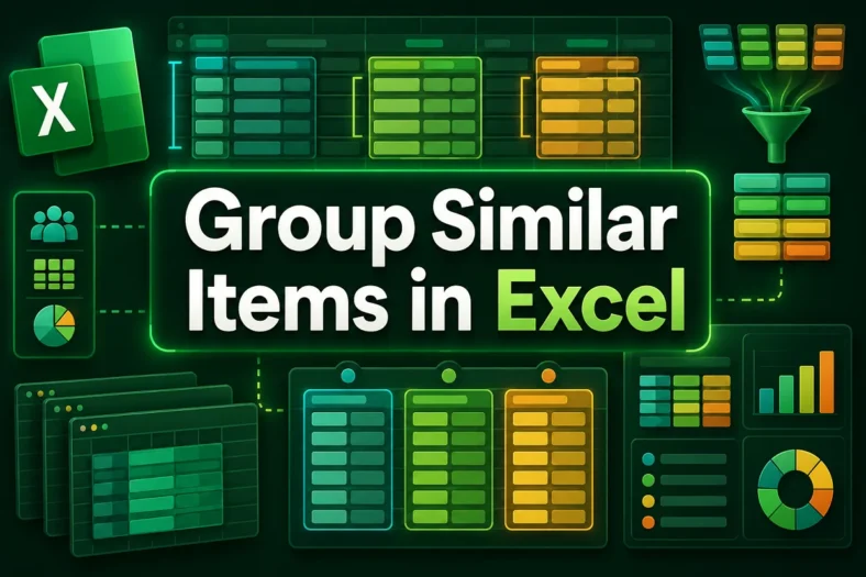 featured image - how to group similar items in excel