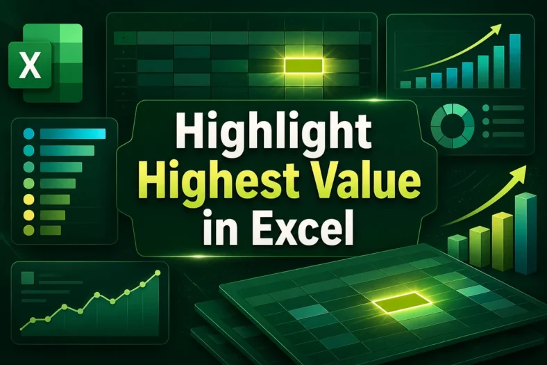 featured image - how to highlight highest value in excel