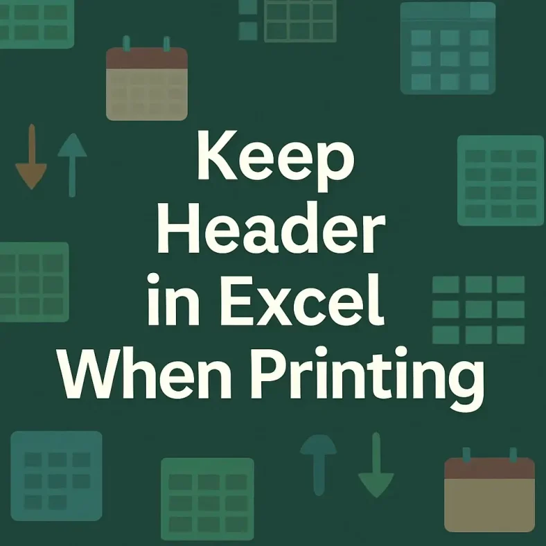 featured image - how to keep header in excel when printing