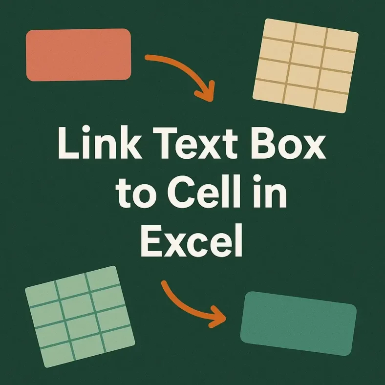 featured image - how to link text box to cell in excel