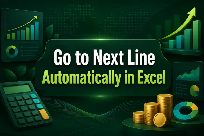 featured image - how to make excel go to next line automatically