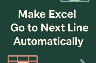 featured image - how to make excel go to next line automatically