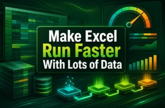 featured image - how to make excel run with lots of data
