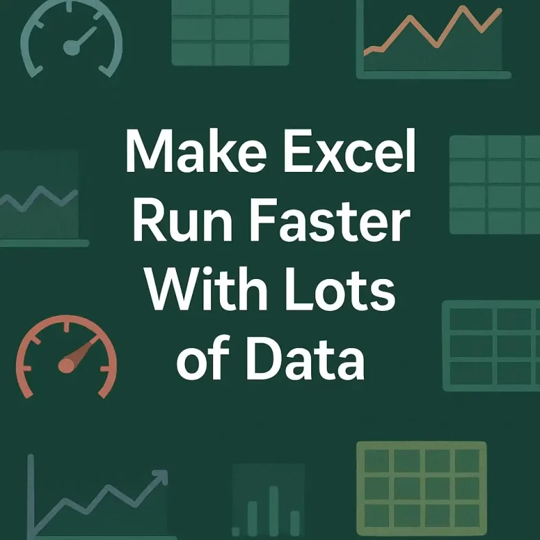 featured image - how to make excel run with lots of data