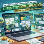 featured image - how to make excel table automatically add new row