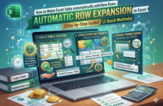 featured image - how to make excel table automatically add new row