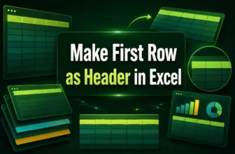 featured image - how to make first row as header in excel