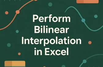 featured image - how to perform bilinear interpolation in excel