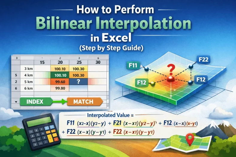 featured image - how to perform bilinear interpolation in excel