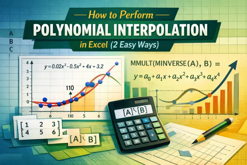 featured image - how to perform polynomial interpolation in excel
