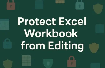featured image - how to protect excel workbook from editing