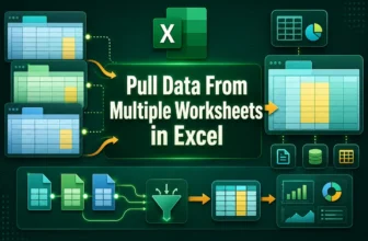featured image - how to pull data from multiple worksheets in excel