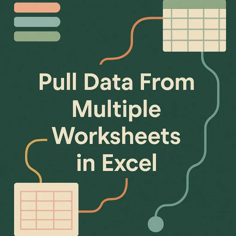 featured image - how to pull data from multiple worksheets in excel