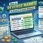 featured image - how to reverse names in excel