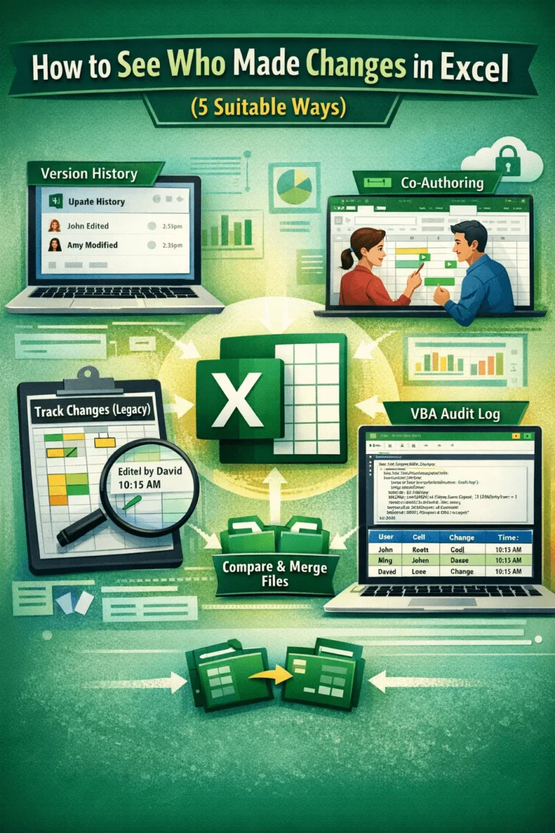 featured image - how to see who made changes in excel