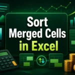 featured image - how to sort merged cells in excel
