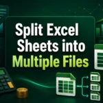 featured image - how to split excel sheet into multiple files