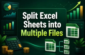 featured image - how to split excel sheet into multiple files