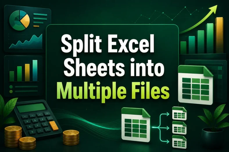 featured image - how to split excel sheet into multiple files