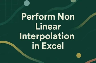 featured image - non linear interpolation in excel