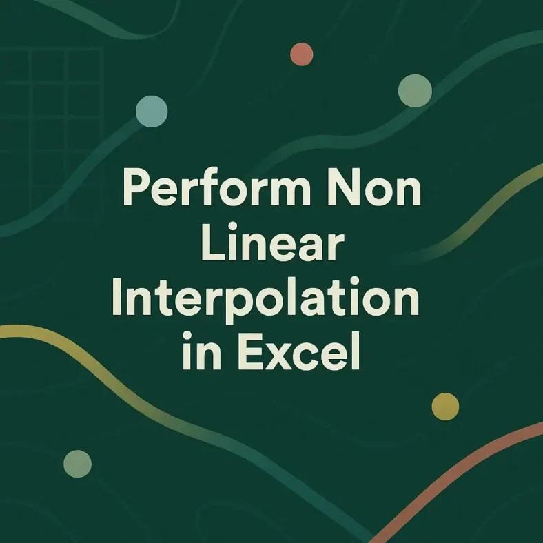 featured image - non linear interpolation in excel