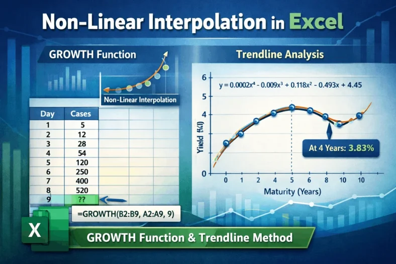featured image - non linear interpolation in excel