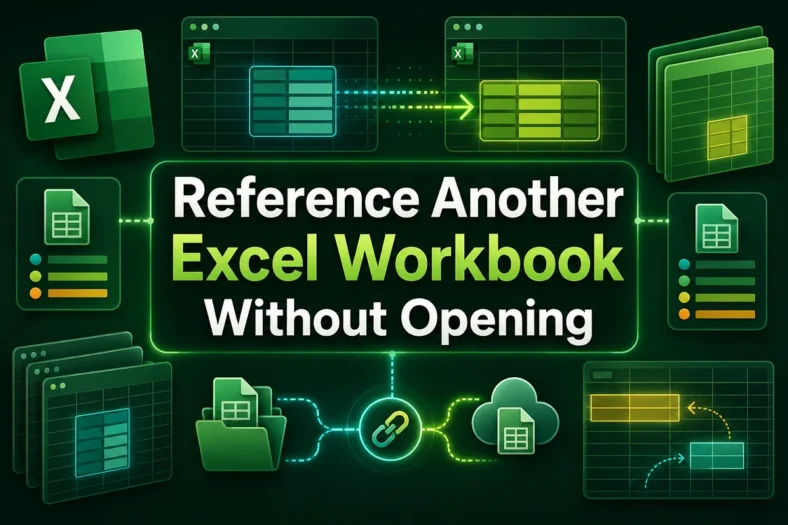 featured image - reference another workbook without opening in excel