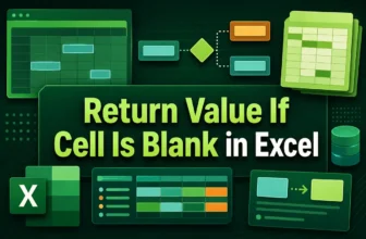 featured image - return a value if cell is blank in excel