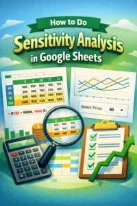 featured image - sensitivity analysis google sheets