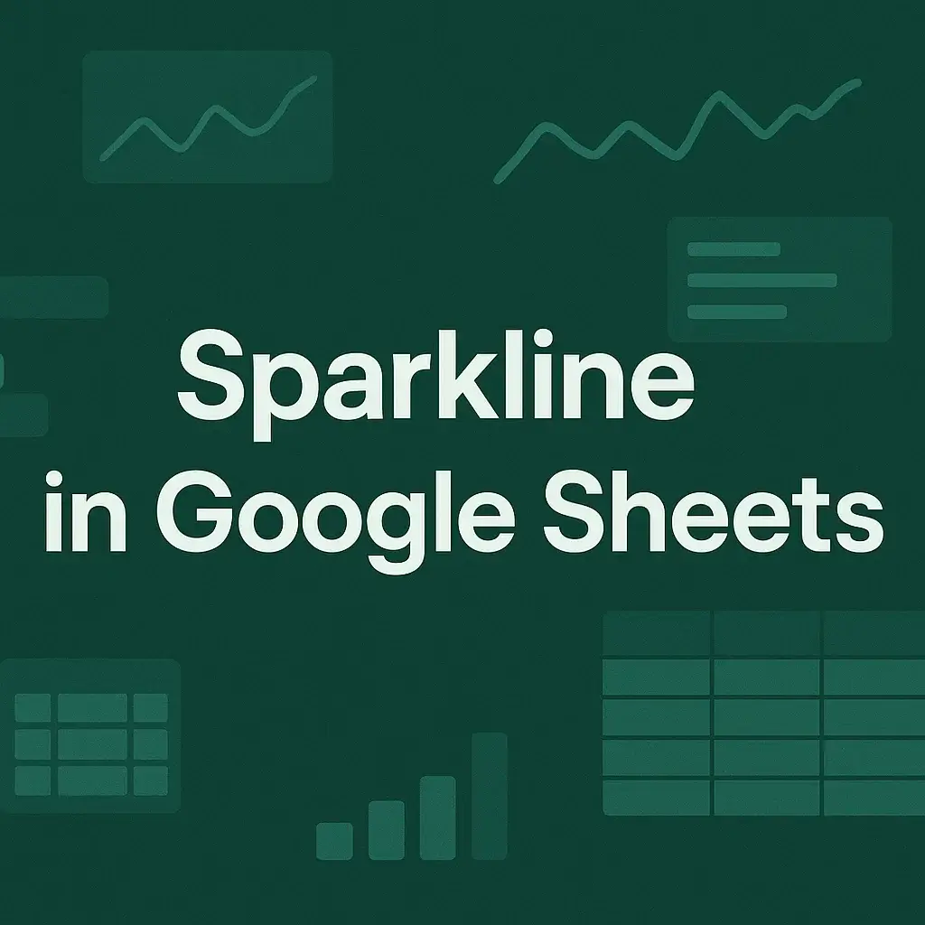 How to Create and Customize Sparkline in Google Sheets - Excel Insider