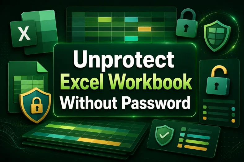 featured image - unprotect excel workbook without password