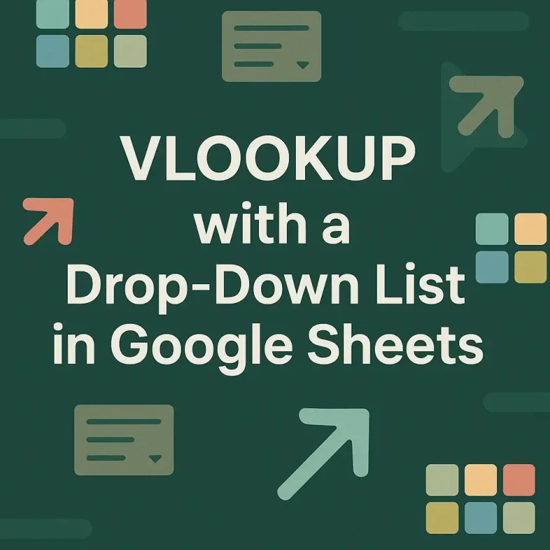 featured image - vlookup drop down list google sheets