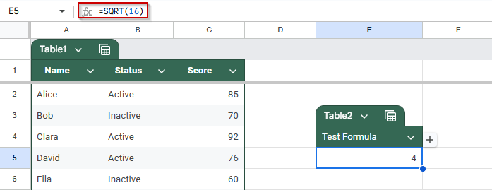 Fixing Mathematical Input Errors That Cause #NUM! in Google Sheets