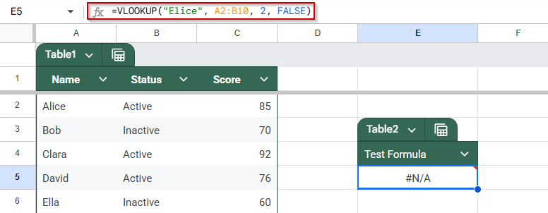 Handle Missing Lookup Matches That Trigger #N/A Errors