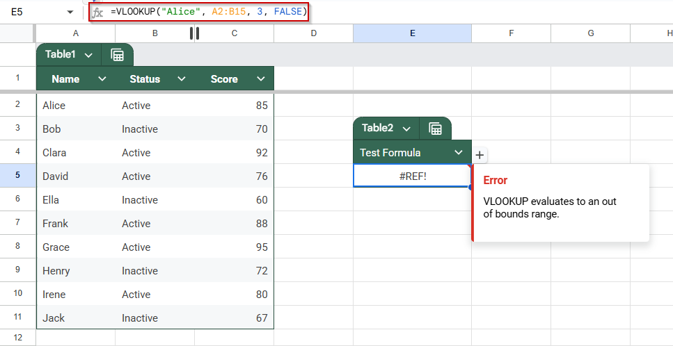 Fix Broken Cell References That Cause #REF! Errors