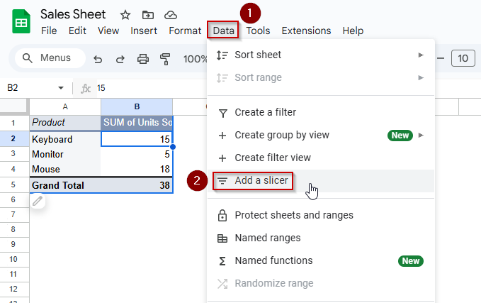 Add Filters and Slicers to a Pivot Table for Interactive Analysis