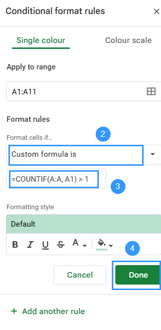 Using Conditional Formatting to Visually Flag Duplicates