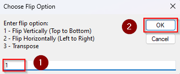 Custom VBA Macro to Flip Table Data by Columns and Rows