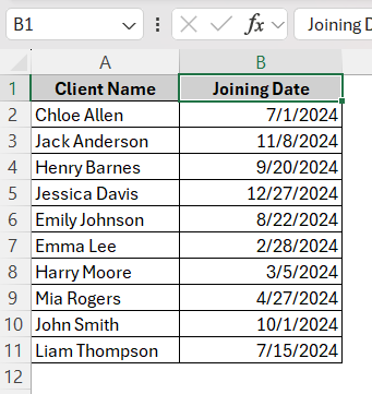 Basic Date Addition Using a Simple Formula