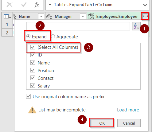 Use Power Query for Complex XML Structures