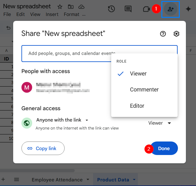 Hide Sheets by Creating Separate Spreadsheets for Different Users