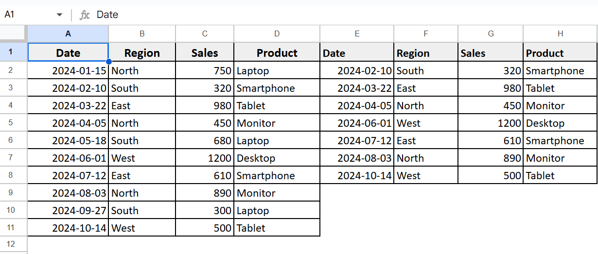 Using NOT or Excluding Specific Data