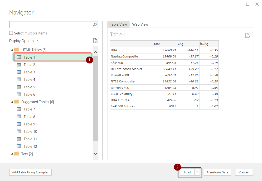 Getting Live Stock Prices from the Web