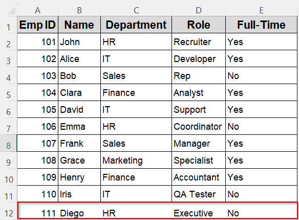 Build an Interactive UserForm for Multiple Inputs in a Row